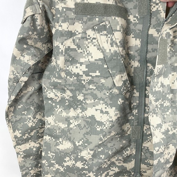 NWT Army Combat Uniform Coat Digital Camouflage Insect Repellent Apparel ACU 39R - Picture 7 of 10